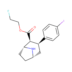 O=C(OCCF)[C@H]1[C@@H](c2ccc(I)cc2)C[C@@H]2CC[C@H]1N2 ZINC000028397853