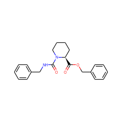 O=C(OCc1ccccc1)[C@@H]1CCCCN1C(=O)NCc1ccccc1 ZINC000013755842