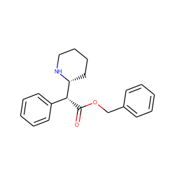 O=C(OCc1ccccc1)[C@H](c1ccccc1)[C@H]1CCCCN1 ZINC000064415703