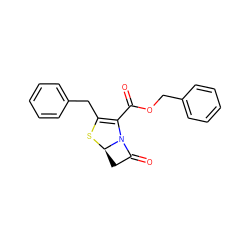 O=C(OCc1ccccc1)C1=C(Cc2ccccc2)S[C@@H]2CC(=O)N12 ZINC000026377948