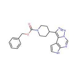 O=C(OCc1ccccc1)N1CCC(c2nnn3cnc4[nH]ccc4c23)CC1 ZINC001772632607