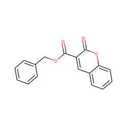 O=C(OCc1ccccc1)c1cc2ccccc2oc1=O ZINC000000105789