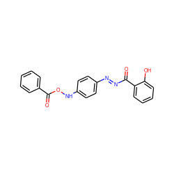 O=C(ONc1ccc(N=NC(=O)c2ccccc2O)cc1)c1ccccc1 ZINC000253920727