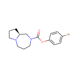 O=C(Oc1ccc(Br)cc1)N1CCCN2CCC[C@H]2C1 ZINC000066124305