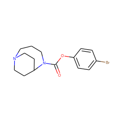 O=C(Oc1ccc(Br)cc1)N1CCCN2CCC1CC2 ZINC000042966664