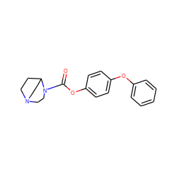 O=C(Oc1ccc(Oc2ccccc2)cc1)N1CCN2CCC1CC2 ZINC000043020939