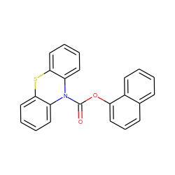 O=C(Oc1cccc2ccccc12)N1c2ccccc2Sc2ccccc21 ZINC000027529770