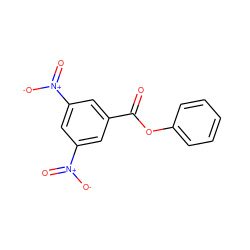 O=C(Oc1ccccc1)c1cc([N+](=O)[O-])cc([N+](=O)[O-])c1 ZINC000007657729