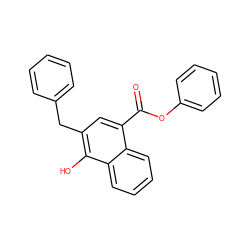 O=C(Oc1ccccc1)c1cc(Cc2ccccc2)c(O)c2ccccc12 ZINC000103191656