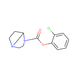 O=C(Oc1ccccc1Cl)N1CCN2CCC1CC2 ZINC000034051198