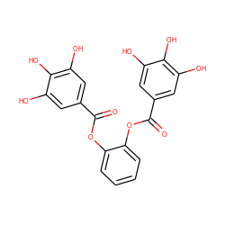 O=C(Oc1ccccc1OC(=O)c1cc(O)c(O)c(O)c1)c1cc(O)c(O)c(O)c1 ZINC000049072958
