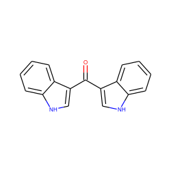 O=C(c1c[nH]c2ccccc12)c1c[nH]c2ccccc12 ZINC000019908531