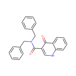 O=C(c1c[nH]c2ccccc2c1=O)N(Cc1ccccc1)Cc1ccccc1 ZINC000000976532