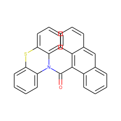 O=C(c1c2ccccc2cc2ccccc12)N1c2ccccc2Sc2ccccc21 ZINC000028826861