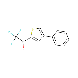 O=C(c1cc(-c2ccccc2)cs1)C(F)(F)F ZINC000045259743