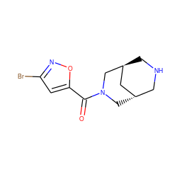 O=C(c1cc(Br)no1)N1C[C@H]2CNC[C@@H](C2)C1 ZINC000114154751