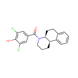 O=C(c1cc(Cl)c(O)c(Cl)c1)N1CCC[C@@H]2c3ccccc3CC[C@@H]21 ZINC000096169322