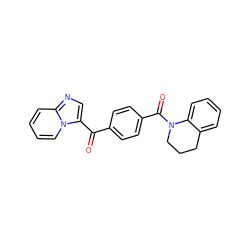 O=C(c1ccc(C(=O)N2CCCc3ccccc32)cc1)c1cnc2ccccn12 ZINC000115954322