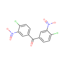 O=C(c1ccc(Cl)c([N+](=O)[O-])c1)c1ccc(Cl)c([N+](=O)[O-])c1 ZINC000001599890