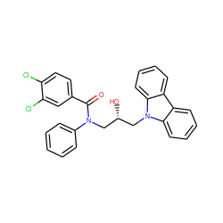 O=C(c1ccc(Cl)c(Cl)c1)N(C[C@H](O)Cn1c2ccccc2c2ccccc21)c1ccccc1 ZINC000073140029