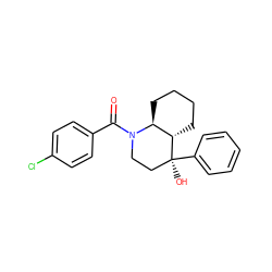 O=C(c1ccc(Cl)cc1)N1CC[C@](O)(c2ccccc2)[C@H]2CCCC[C@@H]21 ZINC000071318758