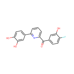 O=C(c1ccc(F)c(O)c1)c1cccc(-c2ccc(O)c(O)c2)n1 ZINC000584905546