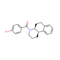 O=C(c1ccc(O)cc1)N1CCC[C@@H]2c3ccccc3CC[C@@H]21 ZINC000096169316