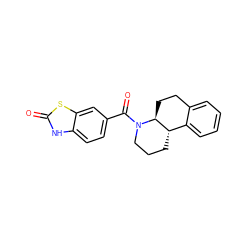 O=C(c1ccc2[nH]c(=O)sc2c1)N1CCC[C@H]2c3ccccc3CC[C@@H]21 ZINC000117623846