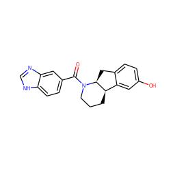 O=C(c1ccc2[nH]cnc2c1)N1CCC[C@@H]2c3cc(O)ccc3C[C@@H]21 ZINC000117618752