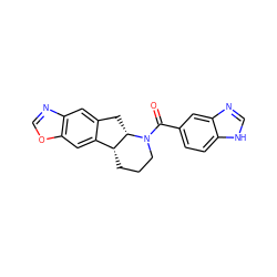 O=C(c1ccc2[nH]cnc2c1)N1CCC[C@@H]2c3cc4ocnc4cc3C[C@@H]21 ZINC000117624528