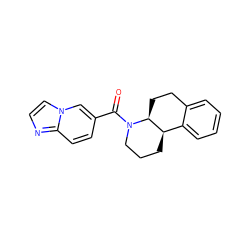 O=C(c1ccc2nccn2c1)N1CCC[C@@H]2c3ccccc3CC[C@@H]21 ZINC000096169246