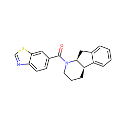 O=C(c1ccc2ncsc2c1)N1CCC[C@@H]2c3ccccc3C[C@@H]21 ZINC000096169420