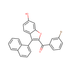 O=C(c1cccc(Br)c1)c1oc2cc(O)ccc2c1-c1cccc2ccccc12 ZINC000013818632