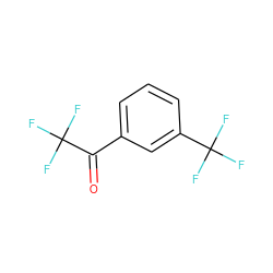 O=C(c1cccc(C(F)(F)F)c1)C(F)(F)F ZINC000001685927