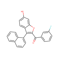 O=C(c1cccc(F)c1)c1oc2cc(O)ccc2c1-c1cccc2ccccc12 ZINC000013818634