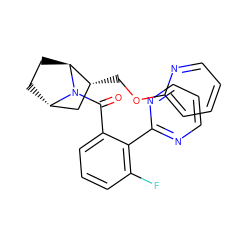 O=C(c1cccc(F)c1-c1ncccn1)N1[C@H]2CC[C@H]1[C@H](COc1ccccn1)C2 ZINC000226064639