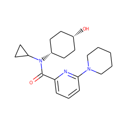 O=C(c1cccc(N2CCCCC2)n1)N(C1CC1)[C@H]1CC[C@@H](O)CC1 ZINC000299862324