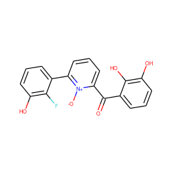 O=C(c1cccc(O)c1O)c1cccc(-c2cccc(O)c2F)[n+]1[O-] ZINC001772595710