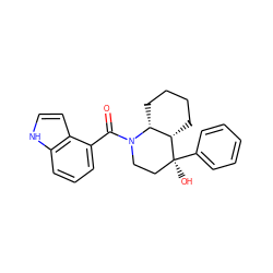 O=C(c1cccc2[nH]ccc12)N1CC[C@](O)(c2ccccc2)[C@H]2CCCC[C@H]21 ZINC000071316576