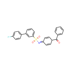 O=C(c1ccccc1)C1C=CC(=NS(=O)(=O)c2cccc(-c3ccc(F)cc3)c2)C=C1 ZINC000202705734