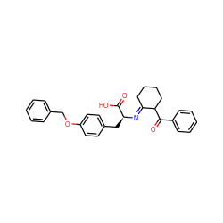 O=C(c1ccccc1)C1CCCC/C1=N\[C@@H](Cc1ccc(OCc2ccccc2)cc1)C(=O)O ZINC000101334200