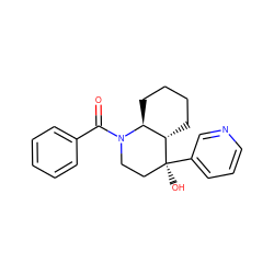 O=C(c1ccccc1)N1CC[C@](O)(c2cccnc2)[C@H]2CCCC[C@@H]21 ZINC000071296370