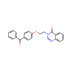 O=C(c1ccccc1)c1ccc(OCCn2cnc3ccccc3c2=O)cc1 ZINC000000795559