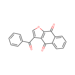 O=C(c1ccccc1)c1coc2c1C(=O)c1ccccc1C2=O ZINC000000448213