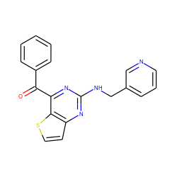 O=C(c1ccccc1)c1nc(NCc2cccnc2)nc2ccsc12 ZINC000049016530