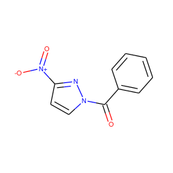 O=C(c1ccccc1)n1ccc([N+](=O)[O-])n1 ZINC000000079624