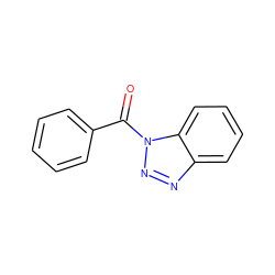 O=C(c1ccccc1)n1nnc2ccccc21 ZINC000000101721