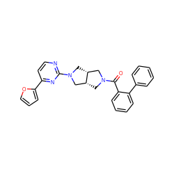 O=C(c1ccccc1-c1ccccc1)N1C[C@@H]2CN(c3nccc(-c4ccco4)n3)C[C@@H]2C1 ZINC000116824185