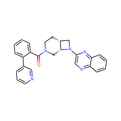 O=C(c1ccccc1-c1cccnc1)N1CC[C@@H]2CN(c3cnc4ccccc4n3)[C@@H]2C1 ZINC000116827094