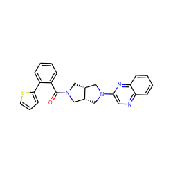 O=C(c1ccccc1-c1cccs1)N1C[C@@H]2CN(c3cnc4ccccc4n3)C[C@@H]2C1 ZINC000167052985